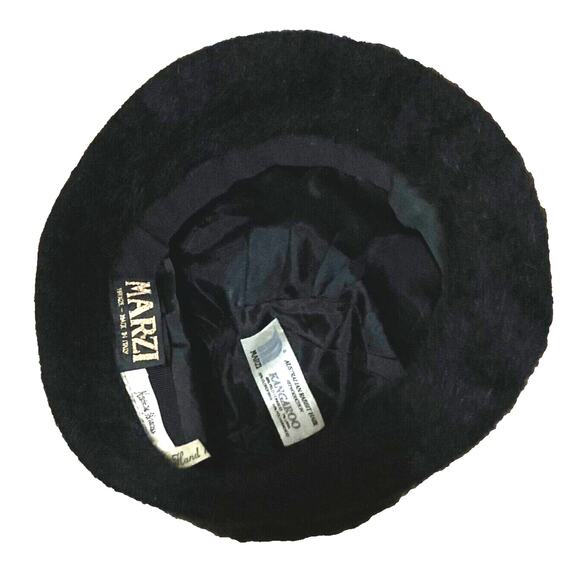 Marzi Hat, Neiman Marcus, Handmade in Italy, Rabbit Hair, Vintage Y2K - Picture 2 of 5